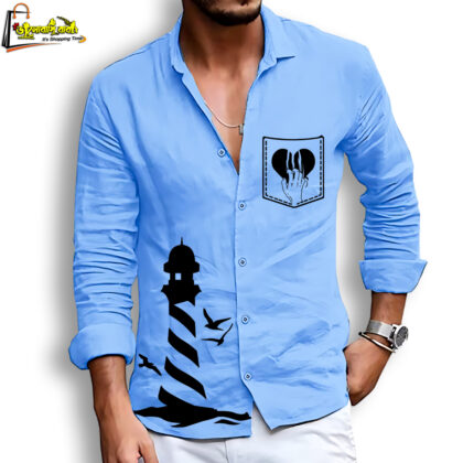 Premium Print Shirt For Stylish Men – Design 08 –