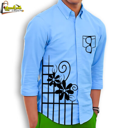 Premium Print Shirt For Stylish Men – Design 06 –