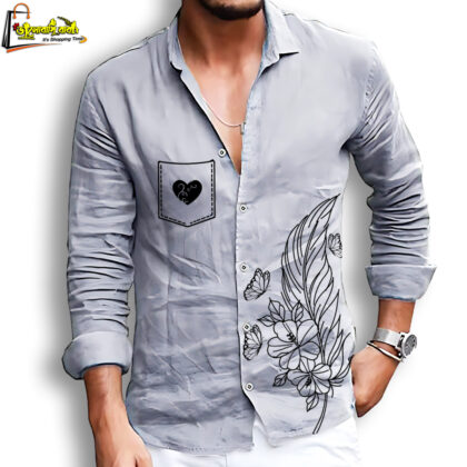 Premium Print Shirt For Stylish Men – Design 04 –
